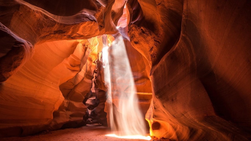 geology, tranquility, rock - object, united states, travel, beauty in nature, pattern, fire, no people, geological phenomenon, sunbeam, travel destinations
