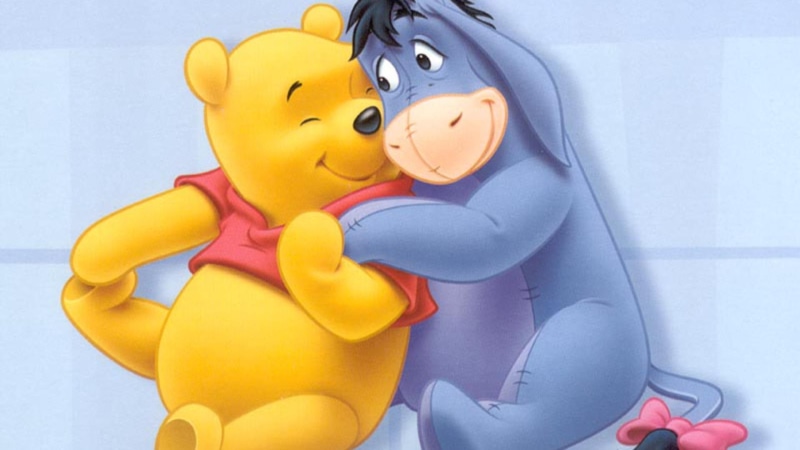 sweet, eeyore, animals, forever, pretty, colorful, 1080P, winnie, love, friends, pooh
