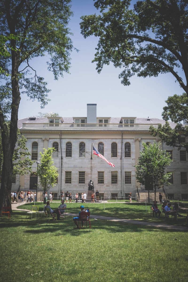 men, cambridge, building exterior, day, real people, lawn, plant, outdoors, ivy league, nature, sky, grass, front or back yard, cambridge massachusetts