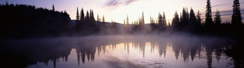 multiscreen, dreamy, 4K, hd, art, MIST, lakes, x, nature