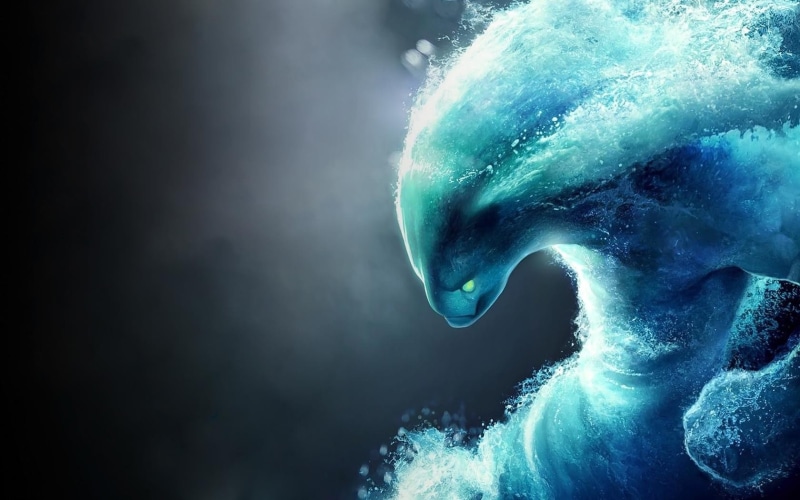 x, Video Games, hd, water, games, morphling, element, 720P, nature, video, art, dota, d