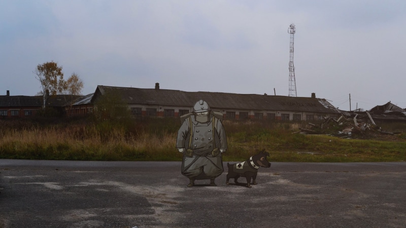 day, art, statue, art and craft, nature, dog, pets, one animal, man, built structure, domestic, artwork, Valiant Hearts The Great War, vertebrate, no people
