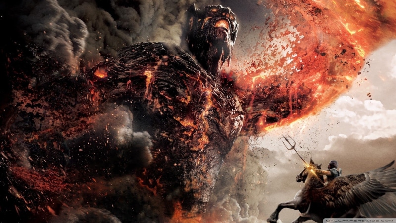 1080P, mammal, fire, demon, people, group of animals, fantasy art, monster, Greek mythology, fire - natural phenomenon, water, vertebrate, war