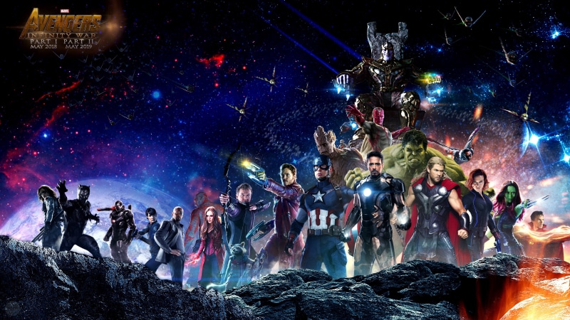 Star-Lord, Hawkeye, Black Panther, Loki, Falcon, Gamora, Hulk, Nebula, Avengers: Infinity War, Bucky, Vision, 4K, Black Widow, Teenage Groot, Spider-man