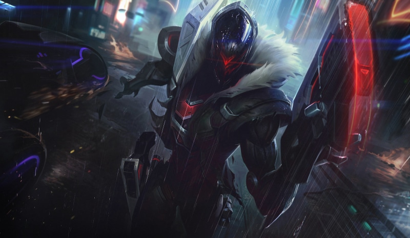 League Of Legends, Street, 4K, Costume, LoL, Gin, Splash, Jhin, Rain, Art, PROJECT, Artwork, Gun