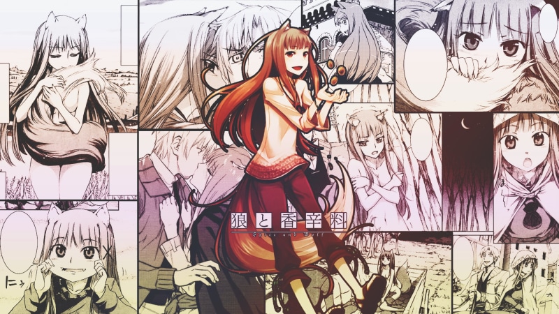 1080P, anime girls, Spice and Wolf, Holo
