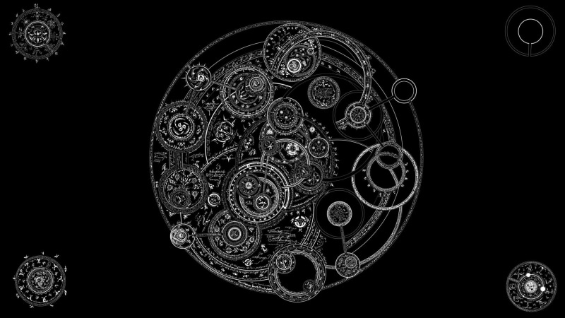geometric shape, black, floral, no people, wealth, gears, digital, design, close-up, floral pattern, artwork, black background, indoors, still life, shape