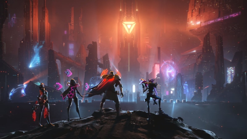 PROJECT, Pyke (league of Legends), Akali(League of Legends), 720P, robot, Jinx, Jinx (League of Legends), skin, League of Legends, Akali, futuristic city