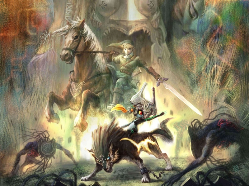 representation, day, The Legend Of Zelda: Twilight Princess, craft, Link, animal representation, livestock, animal wildlife, Midna (The Legend of Zelda)