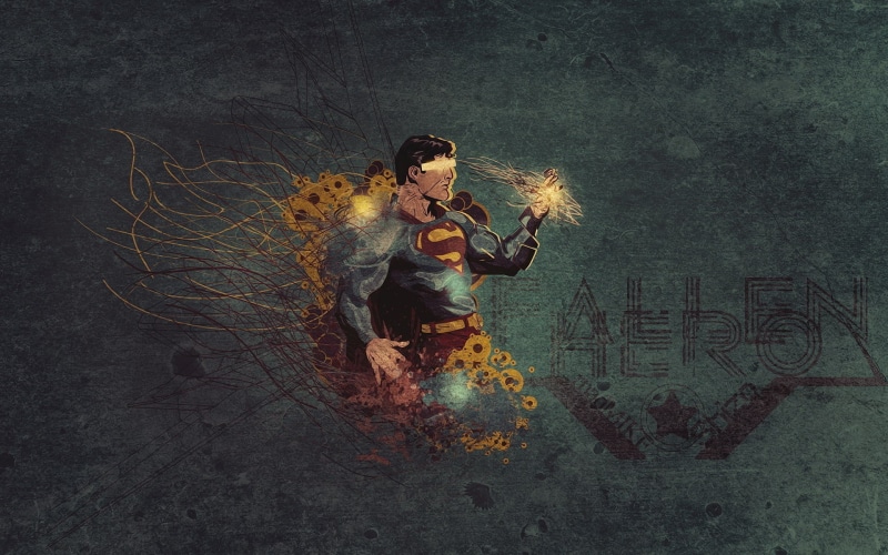 full length, one person, arts culture and entertainment, superhero, Superman, art and craft, spooky, digital composite, fantasy, creativity