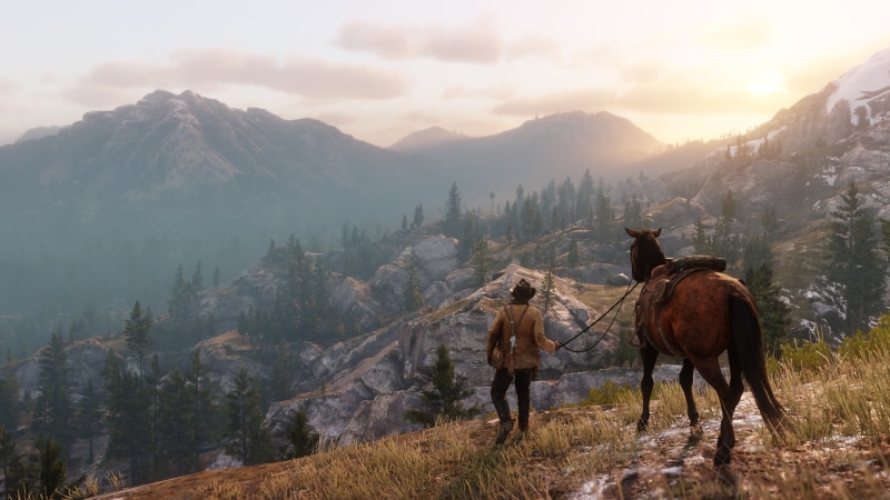 Rockstar Games, Red Dead Redemption, cowboys, video games, western, Red Dead Redemption 2, 1080P