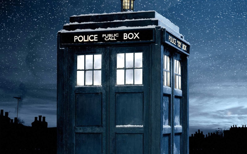police, box, western script, Doctor Who, the past, built structure, history, sky, outdoors, star - space, cloud - sky, text, astronomy, 1080P