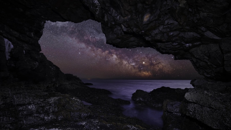 water, scenics - nature, rock formation, rock, solid, no people, sea, space, astronomy, rocks, beauty in nature, stars, nature, tranquility