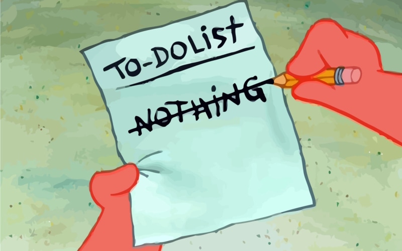 1080P, handwriting, multi colored, high angle view, green color, list, Patrick Star, humor, sign, communication, day, western script, close-up, no people