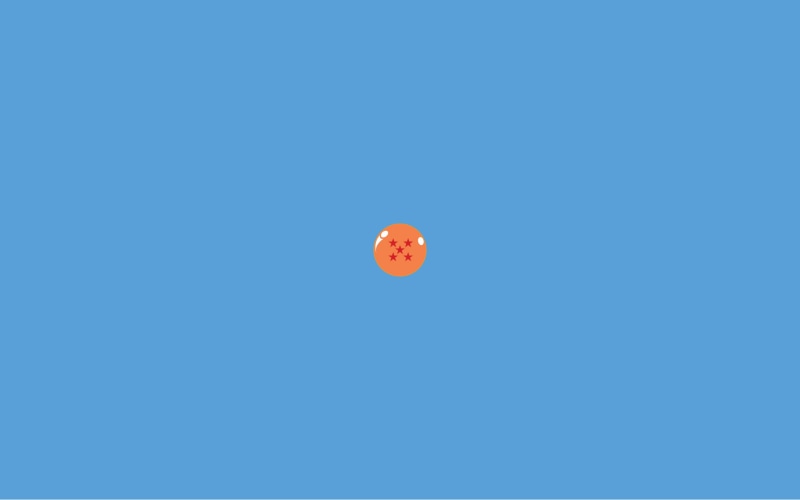 single object, Dragon Ball, blue background, flying, dragonball, simplicity, shape, orange color, copy space, studio shot, nature, no people, outdoors