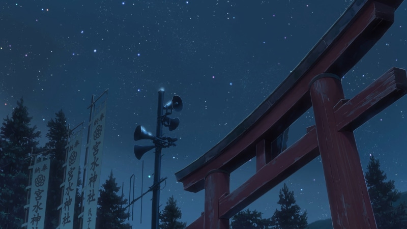 Kimi no Na Wa, stars, 4K, Makoto Shinkai, anime, sky