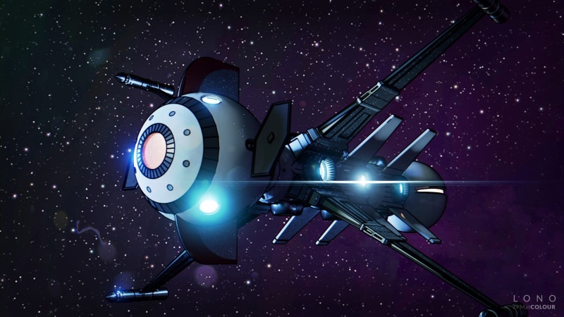 spaceship, Comet (Captain Future), 1080P, TV, Captain Future