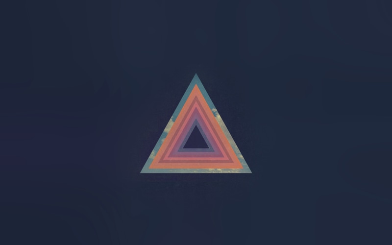 triangle shape, geometric shape, lighting equipment, close-up, design, illuminated, logo, architecture, neon, night, sign, indoors, blue, art, copy space