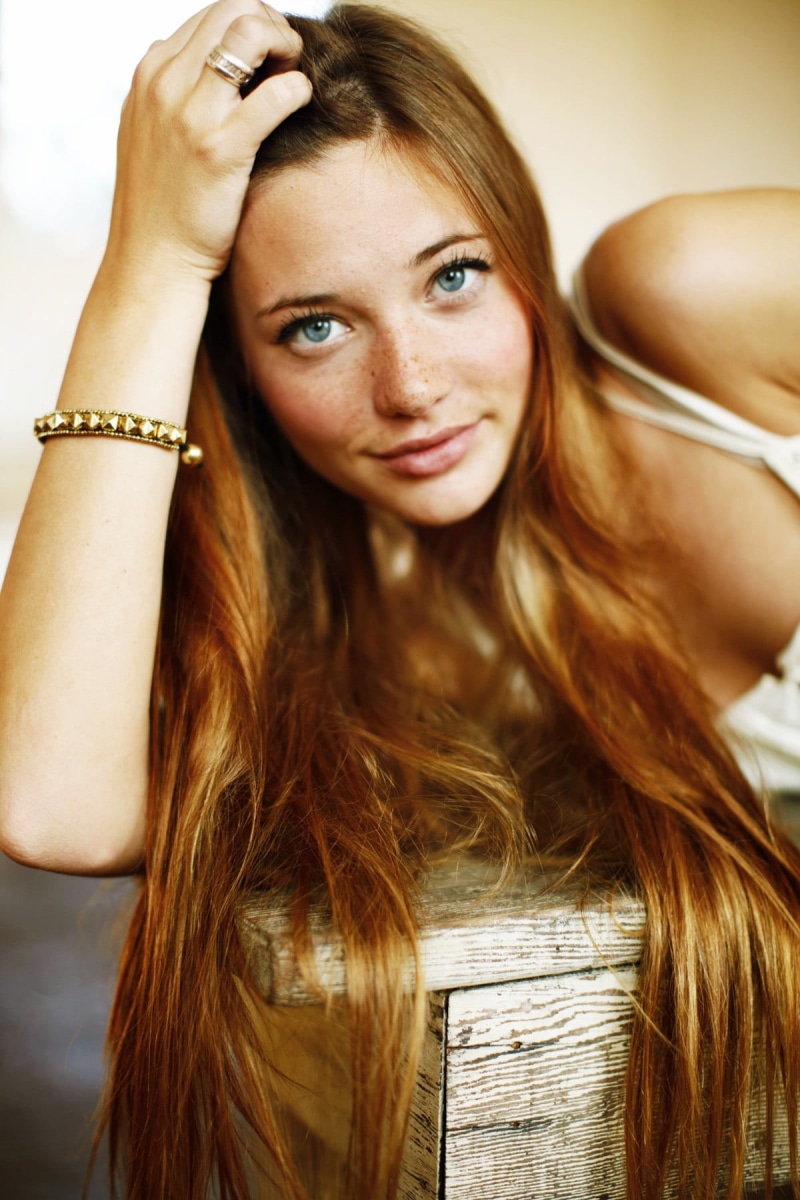body part, human face, redhead, freckles, one person, young women, adult, portrait, beauty, blue eyes, smiling, women, happiness, 720P, beautiful people