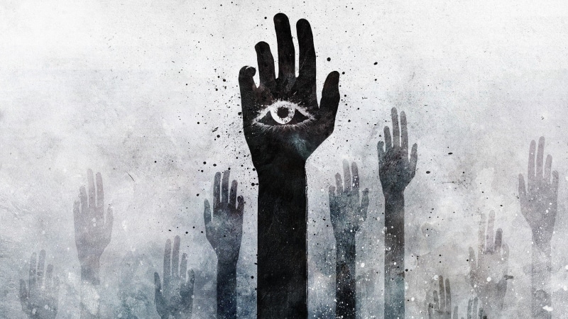 spooky, indoors, x, stars, hd, handprint, dirty, eye, 1920x1080 px, day, human hand, px, unrecognizable person, close-up, finger, dirt, touching, art, seeing