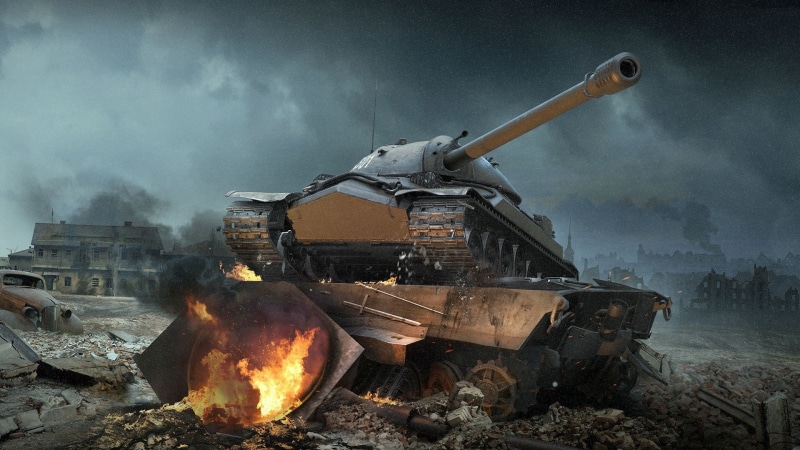 WoT, transportation, mode of transportation, air pollution, day, junkyard, World Of Tanks, tank, land vehicle, armored, digital, smoke - physical structure