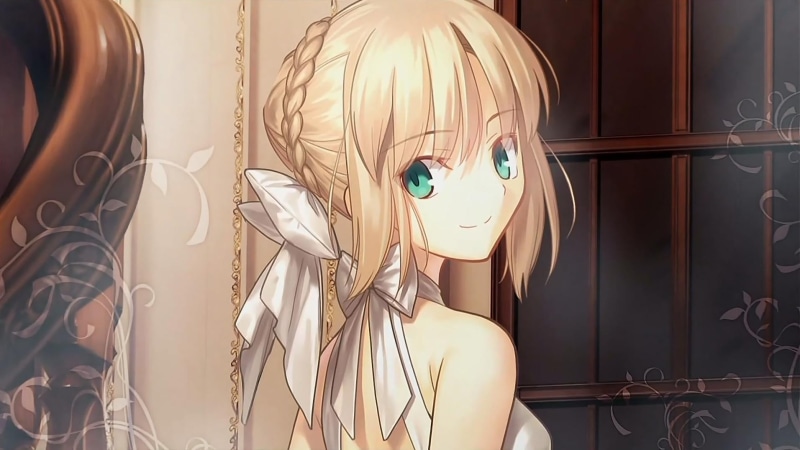 store, Fate Series, close-up, male likeness, retail display, mannequin, vector, retail, character, Saber, reflection, wall - building feature, human representation