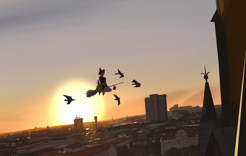 1080P, Studio Ghibli, Anime, Kikis Delivery Service, Movie, City