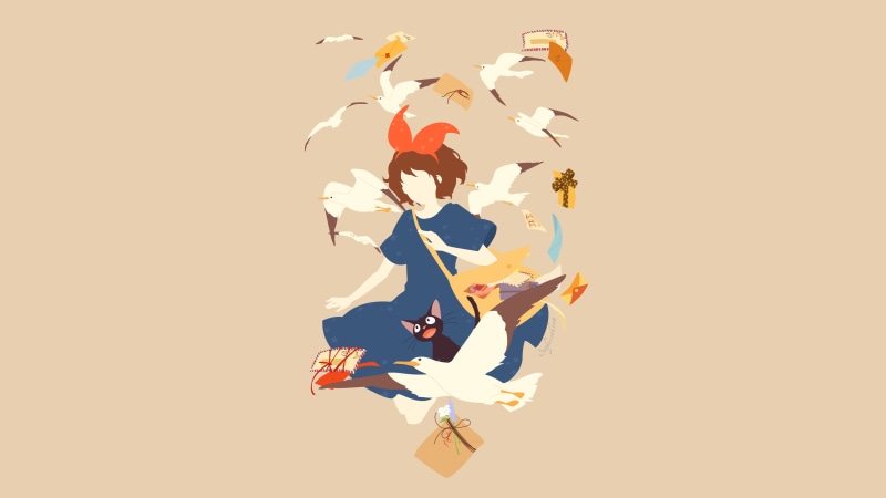 Kiki (Kikis Delivery Service), Kikis Delivery Service, Movie, 4K