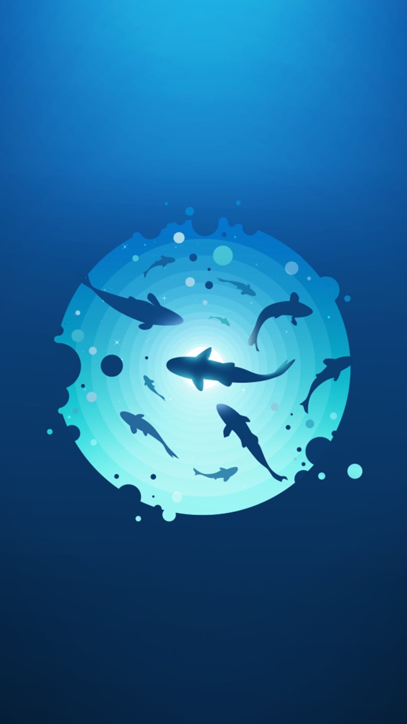 animal themes, pollution, animals in the wild, clean, undersea, animal, studio shot, sea, no people, sharks, blue, communication, blue background, motion