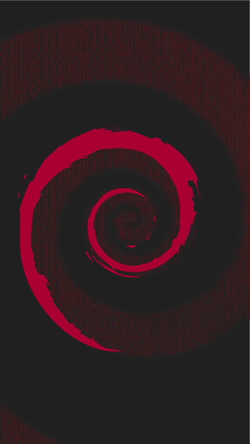 geometric shape, text, close-up, abstract, neon glow, 2K, red, Debian, technology, backgrounds, copy space, material style, circle, dark, material minimal