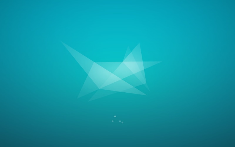Linux, 2K, pattern, arrow symbol, design, copy space, abstract, direction, Xfce, cyan background, creativity, blue, no people, symbol, shape, turquoise colored
