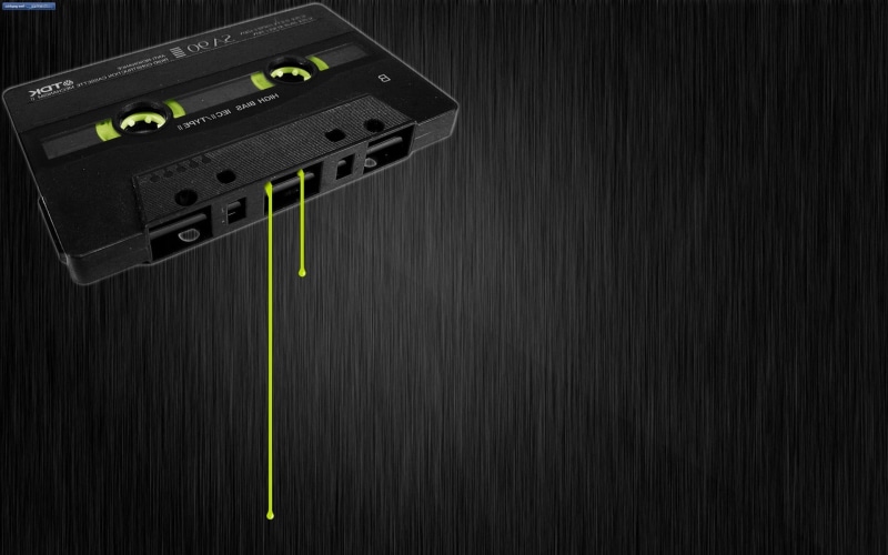 equipment, black color, indoors, tape, communication, sound recording equipment, damaged, selective coloring, no people, audio equipment, high angle view