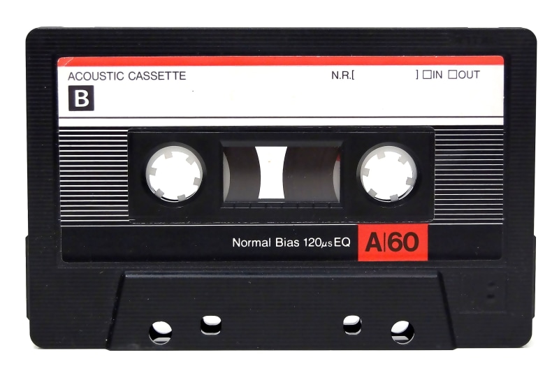 tape, vintage, 2K, cassette