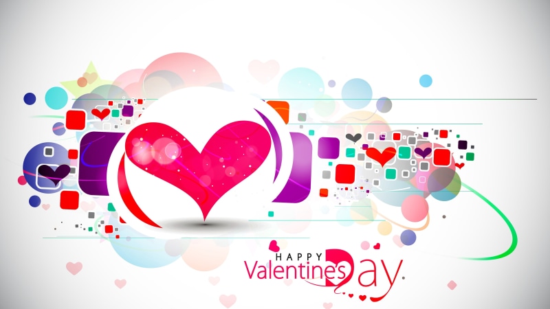 Day, 4K, Happy, Abstract, s, Hearts, Valentine, Vector, Love