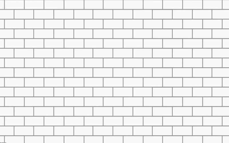 wall - building feature, The Wall, full frame, white color, backgrounds, tiled floor, repetition, square shape, Album Covers, digital art, music, design