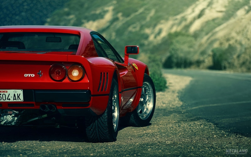 1080P, entertainment, Ferrari, art, px, 1920x1200 px, x, music, hd, car, gto, road, red, Ferrari 288 GTO