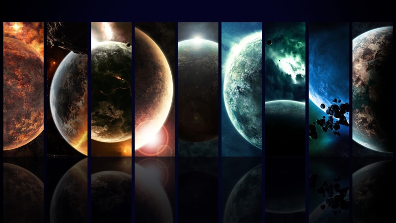 space, no people, time, side by side, digital composite, moon, choice, arrangement, auto post production filter, in a row, multiple image, close-up, collage