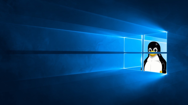 Linux, 4K, Windows 10, GNU, Tux