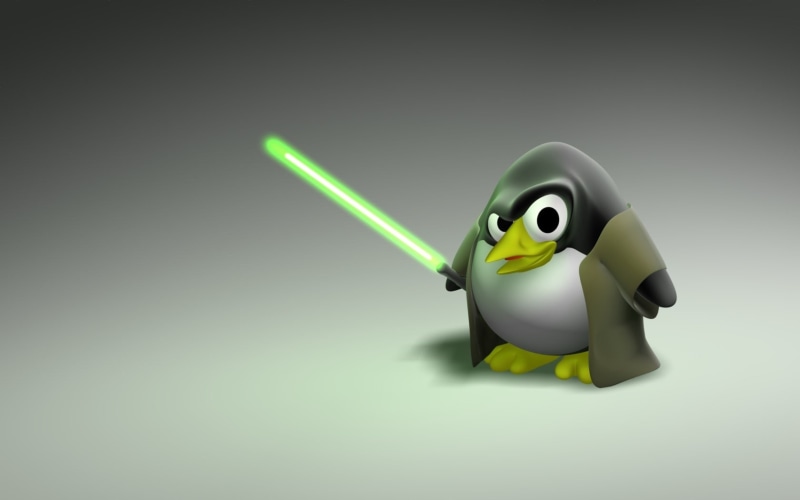 linux, art, hd, x, Tux, 720P, jedi, technology
