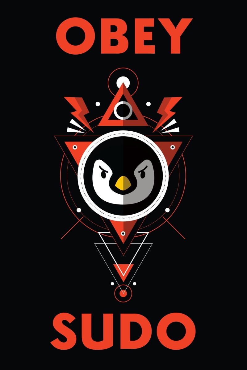 obey, Linux, Sudo, Tux, 1080P