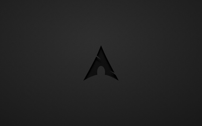 Arch Linux, Archlinux, dark gray, minimalism, Linux, 1080P