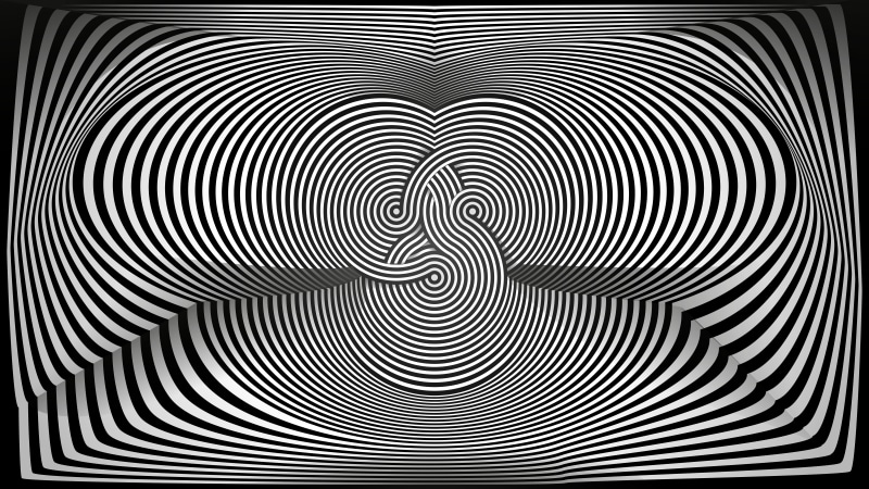white, optical art, optical illusion, vector, 8K, black