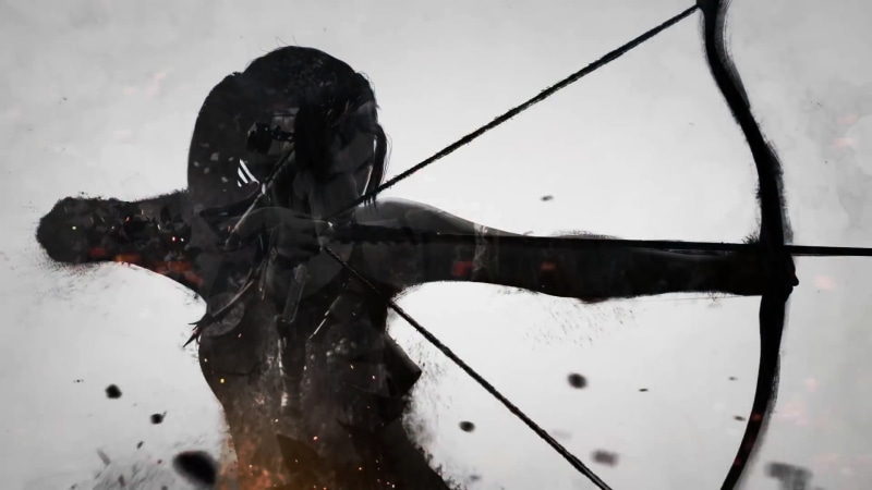 close-up, vector, arrow, Tomb Raider, Rise of the Tomb Raider, water, nature, waist up, wet, winter, human representation, day, outdoors, cold temperature