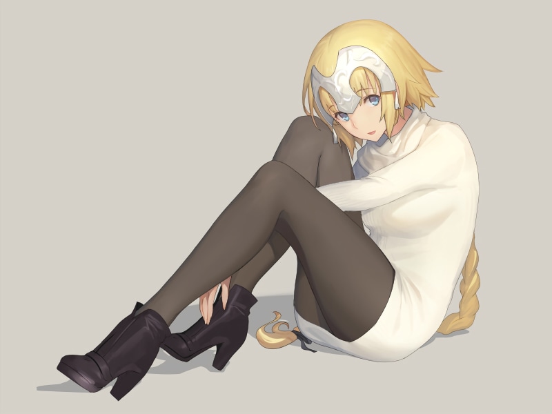blond hair, 2K, Ruler (Fate/Apocrypha), Fate Series, blue eyes, long hair, Fate/Grand Order, anime girls, Fate/Apocrypha, Jeanne dArc