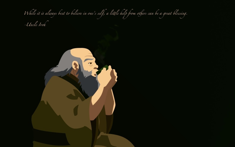 real people, night, black, men, polo, s, 2K, lifestyles, shirt, indoors, Avatar: The Last Airbender, General Iroh, communication, one person, waist up