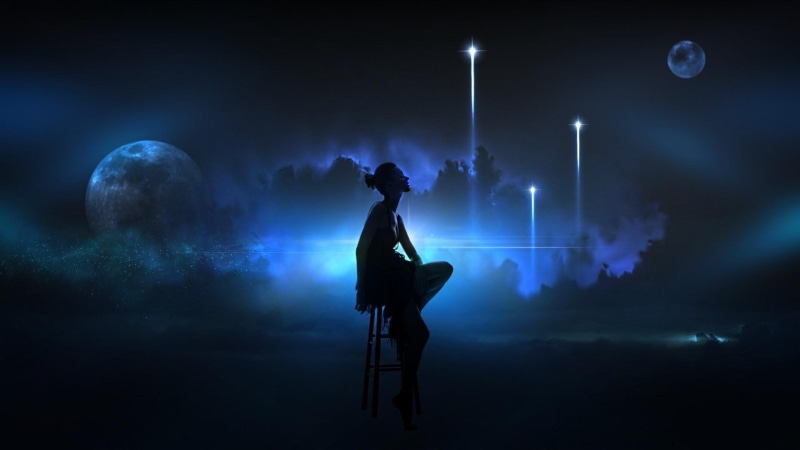 moons, fall, starfall, picture, 2012, star, 3d and abstract, skies, 1080P