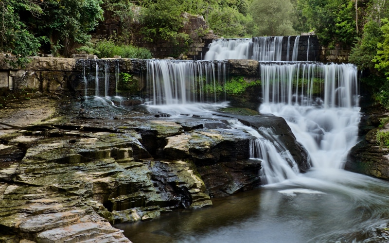 beauty In Nature, river, freshness, forest, scenics, stream, long exposure, falling, water falls, photography, keuka, falls, nature, ny, water, timelapse