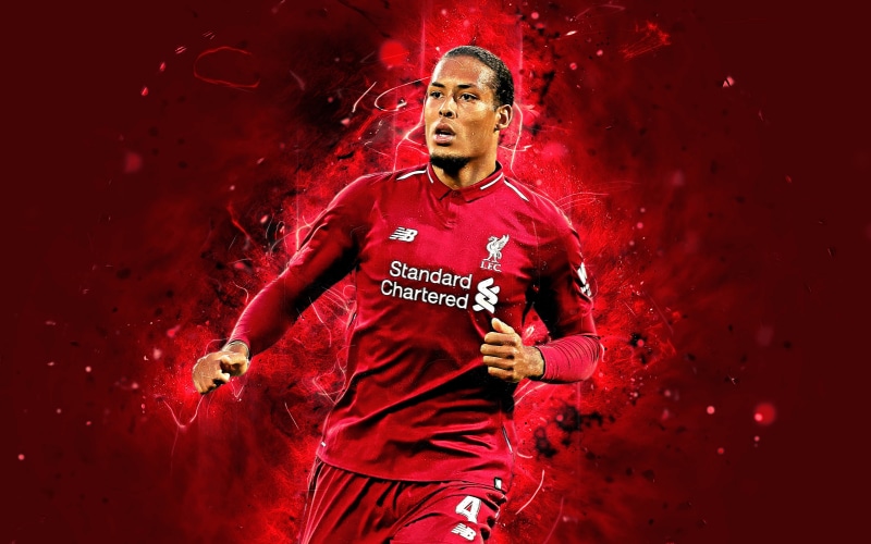 Virgil van Dijk, Liverpool F.C., 4K, Dutch, Soccer