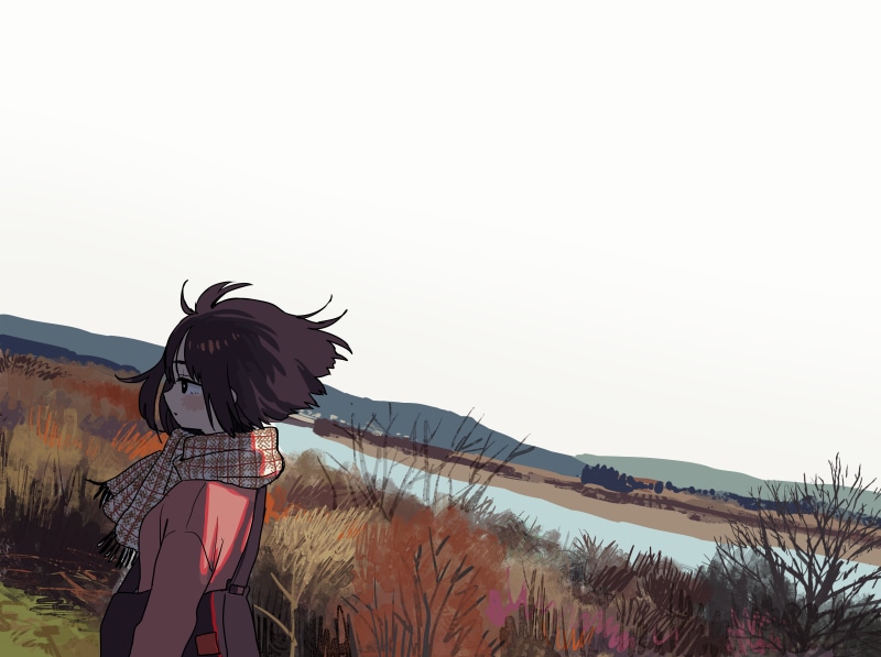 river, original characters, anime, moescape, 5K, anime girls, nature