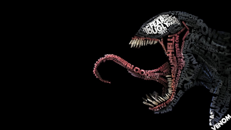 animal, illustration, backgrounds, animals in captivity, biology, lizard, no people, Eddie Brock, reptile, animal body part, copy space, black Color, animal wildlife